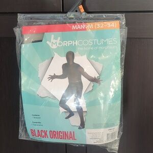 MorphCostumes Black Original Morphsuit - Size M 32-34 NWT